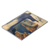 ブラジルのリオデジャネイロのキリスト・ザ・リデエマー像 ノートブック (左側)