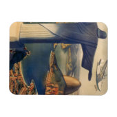 ブラジルのリオデジャネイロのキリスト・ザ・リデエマー像 マグネット (横)