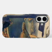 ブラジルのリオデジャネイロのキリスト・ザ・リデエマー像 Case-Mate iPhoneケース (裏面 (横))