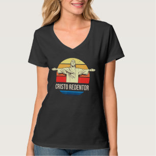 ブラジルのリオデジャネイロのクリスト・レデントール Tシャツ