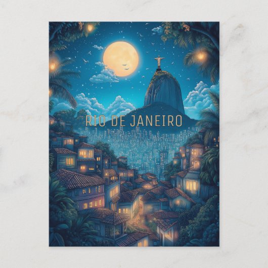 ブラジルのリオデジャネイロへの旅行 ポストカード (正面)