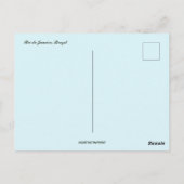 ブラジルのリオデジャネイロビーチ ポストカード (裏面)