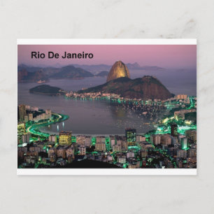 ブラジルのリオデジャネイロ砂糖大山（英国） ポストカード