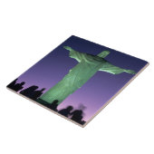 ブラジルのリオデジャネイロ。キリスト像 タイル (側面)