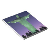 ブラジルのリオデジャネイロ。キリスト像 ノートパッド (アングル)