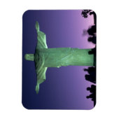 ブラジルのリオデジャネイロ。キリスト像 マグネット (縦)