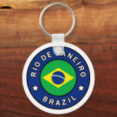 ブラジルのリオデジャネイロ キーホルダー (正面)