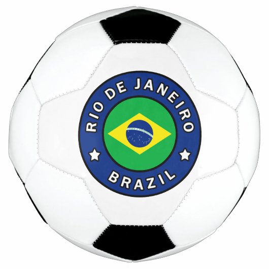 ブラジルのリオデジャネイロ サッカーボール (正面)