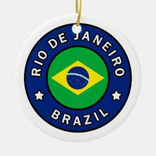 ブラジルのリオデジャネイロ セラミックオーナメント