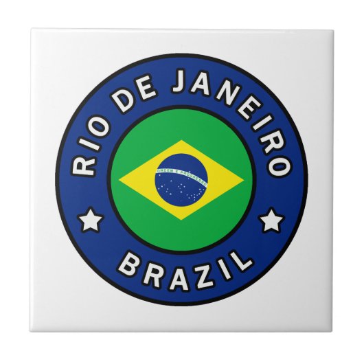 ブラジルのリオデジャネイロ タイル (正面)
