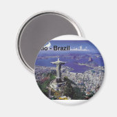 ブラジルのリオデジャネイロ（英国） マグネット (正面/裏面)