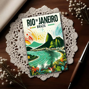 ブラジルのリオデジャネイロ: 華やかな色彩 ポストカード