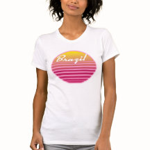 ブラジルのレトロな旅行ポスター