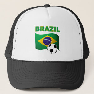 ブラジルのワールドカップのTシャツの旗 キャップ