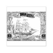 ブラジルの切手 セルフインキングスタンプ (デザイン)