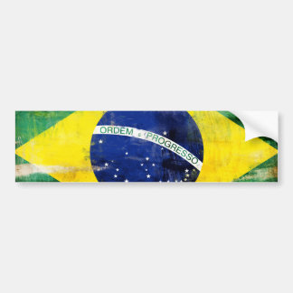 ブラジルの古い旗 バンパーステッカー