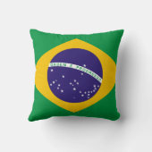 ブラジルの国旗 クッション (裏面)
