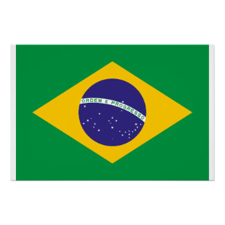 ブラジルの国旗 | ブラジル国旗 ポスター