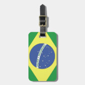 ブラジルの国旗 ラゲッジタグ (正面縦)