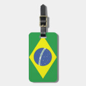 ブラジルの国旗 ラゲッジタグ (正面縦)