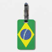 ブラジルの国旗 ラゲッジタグ (裏面縦)