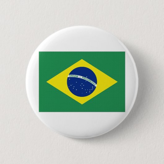 ブラジルの国旗 缶バッジ (正面)