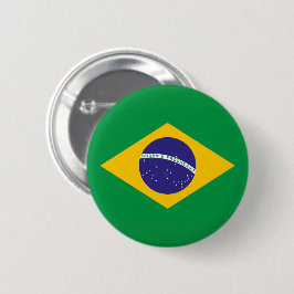ブラジルの国旗 缶バッジ