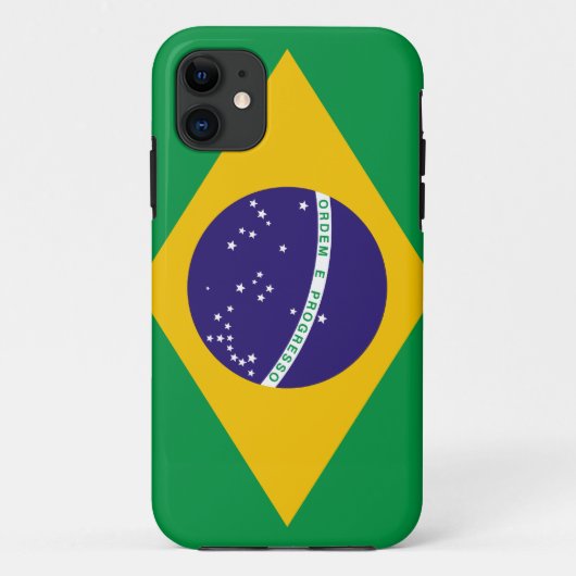 ブラジルの国旗 Case-Mate iPhoneケース (裏面)