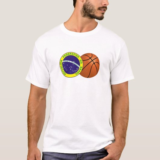 ブラジルの国民のバスケットボールチーム Tシャツ (正面)