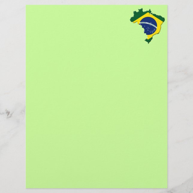 ブラジルの地図 (正面)