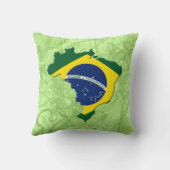 ブラジルの地図 クッション (裏面)