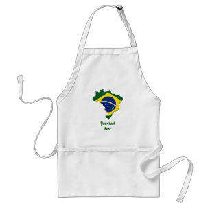 ブラジルの地図 スタンダードエプロン