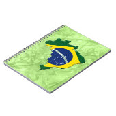 ブラジルの地図 ノートブック (左側)