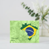 ブラジルの地図 ポストカード (スタンド正面)