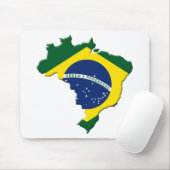 ブラジルの地図 マウスパッド (マウス)