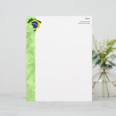 ブラジルの地図 レターヘッド (スタンド正面)