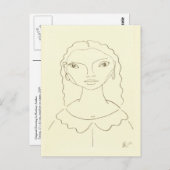 ブラジルの天使ポストカードのスケッチ ポストカード (正面/裏面)