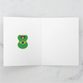 ブラジルの天使 ハヌカの旗 カスタマイズ カード (内部)