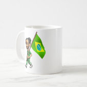 ブラジルの女の子 コーヒーマグカップ (正面左)