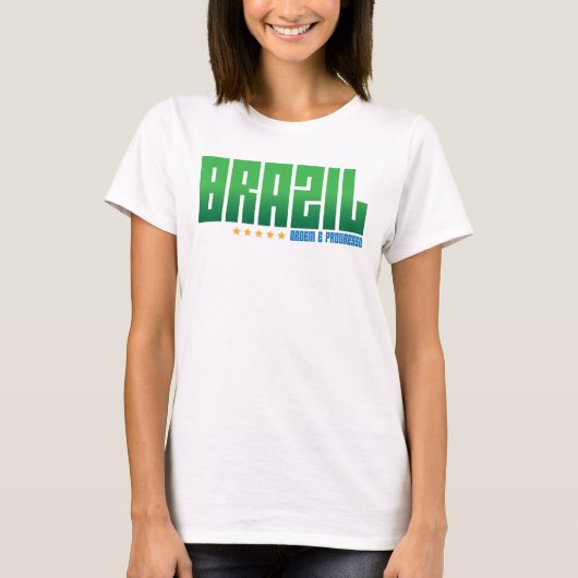 ブラジルの女性の袖なしのワイシャツ Tシャツ (正面)