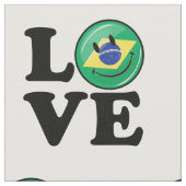 ブラジルの微笑の顔からの愛 ファブリック (クローズアップ)