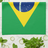 ブラジルの愛国旗 キッチンタオル (折り畳み)