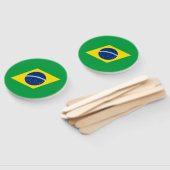 ブラジルの愛国旗 ハンドファン (組立なし)