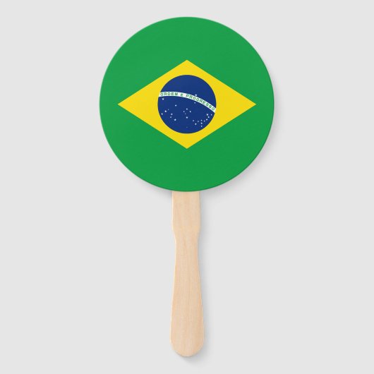 ブラジルの愛国旗 ハンドファン (正面)