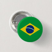 ブラジルの愛国旗 缶バッジ (正面&裏面)