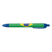 ブラジルの愛国旗 青ボールペン (ボトム)