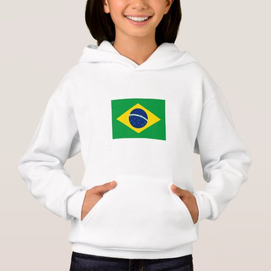 ブラジルの愛国的な国旗 (正面)