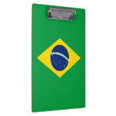 ブラジルの愛国的な国旗 クリップボード (右)