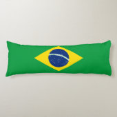 ブラジルの愛国的な国旗 ボディピロー (正面)