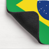 ブラジルの愛国的な国旗 マウスパッド (コーナー)